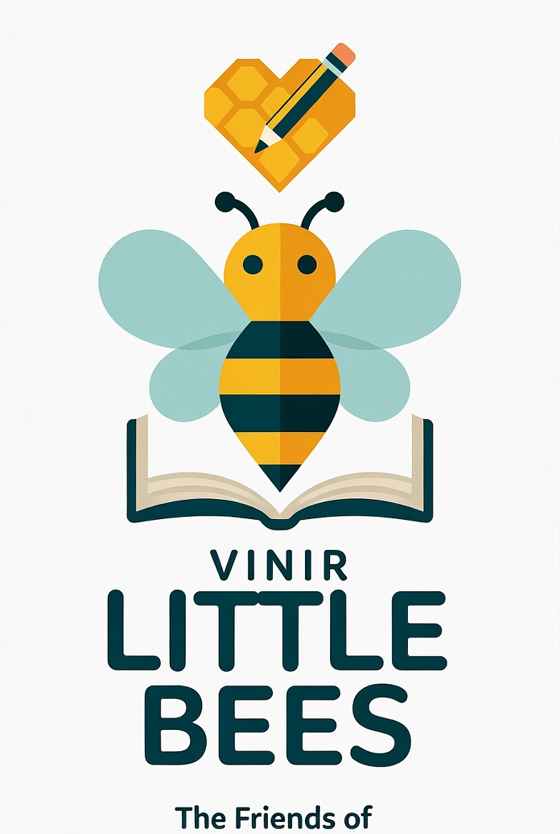 Bee with book